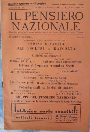 il pensiero nazionale 1947